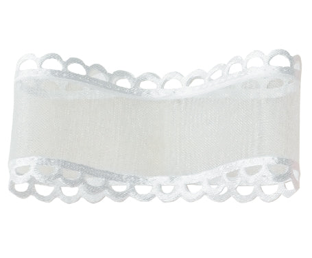 ウェーブサテンオーガンジーリボン #001 4サイズ11色展開