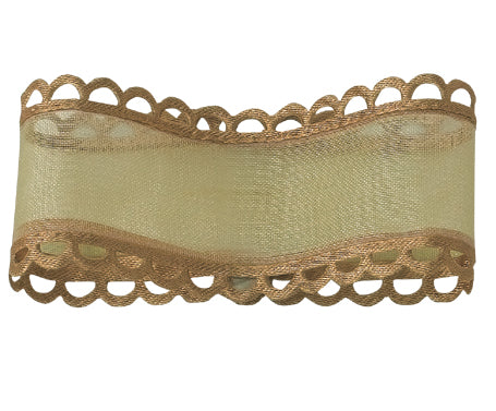 ウェーブサテンオーガンジーリボン #128 4サイズ11色展開