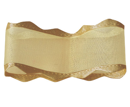 スカラップサテンオーガンジーリボン #128 4サイズ11色展開