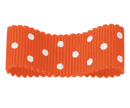 アクリルペタシャムリボン 水玉 #012 3サイズ24色展開