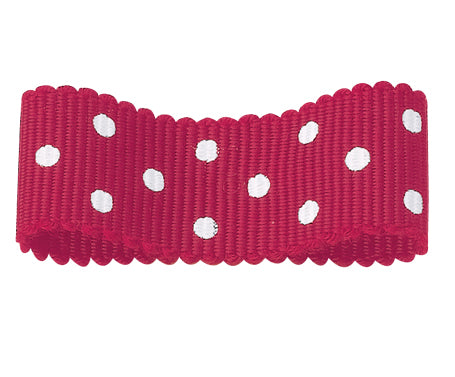 アクリルペタシャムリボン 水玉 #016 3サイズ24色展開