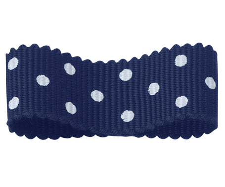 アクリルペタシャムリボン 水玉 #027 3サイズ24色展開