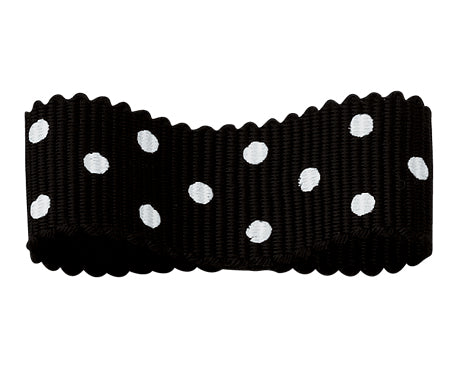 アクリルペタシャムリボン 水玉 #055 3サイズ24色展開