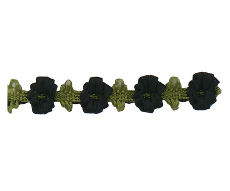 アクリルガーランドリボン #555(ブラック)1サイズ52色展開