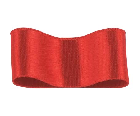 シルクシングルサテンリボン #014 クリムゾン 9サイズ50色展開