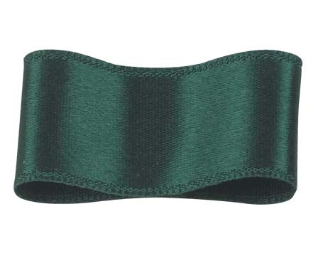 シルクシングルサテンリボン #034 ダークグリーン 9サイズ50色展開