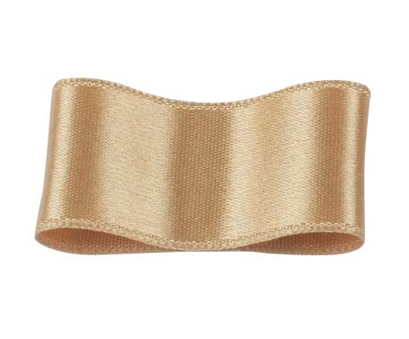 シルクシングルサテンリボン #128 バリーウッド 9サイズ50色展開