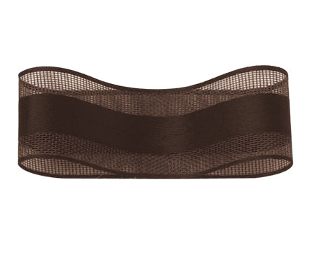 センターサテンオーガンジーリボン #112 5サイズ30色展開