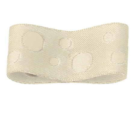 リバーシブル水玉サテンリボン #039 2サイズ21色展開