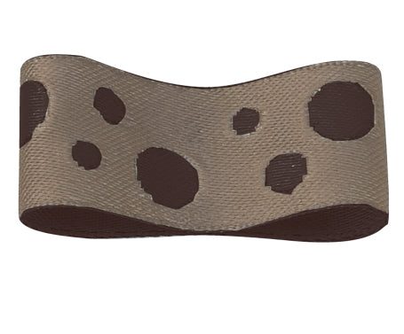 リバーシブル水玉サテンリボン #112 2サイズ21色展開